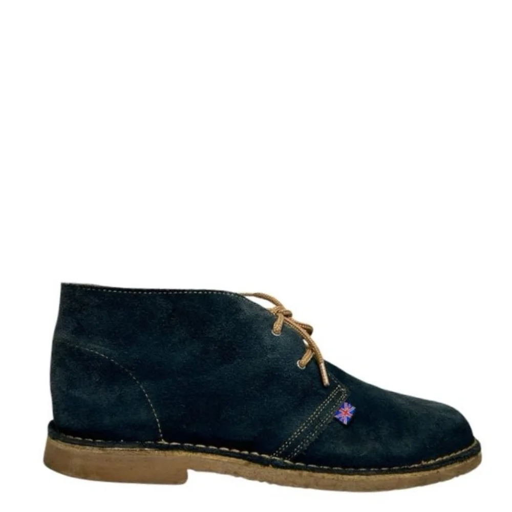 Ben Sherman navy blue suede chukka desert boots sz 43